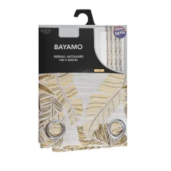 Rideau jacquard bayamo