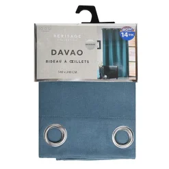 Rideau oeillets davao 140x240cm