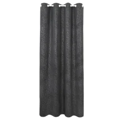 Rideau velours coteles feuilles