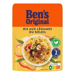 Riz express 2min legumes du sole