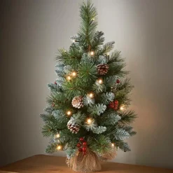 Sapin petit decore geneva 60cm