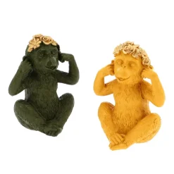 Sculpture singes de la sagesse