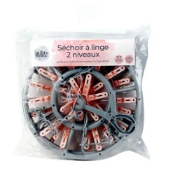 Sechoir a sous vetement 2 niveau