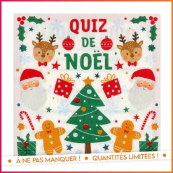 Serviette quiz de noel 33x33cm x