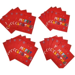 Serviettes 33x33cm x20 merry chr