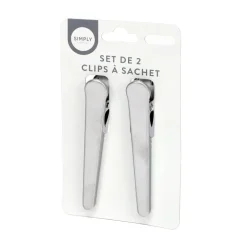 Set de 2 clips a sachet