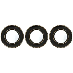 Set de 3 miroirs ronds d25cm