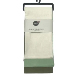 Set de 3 torchon colore