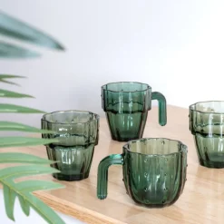 Set de 4 verres cactus
