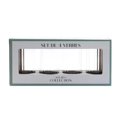 Set de 4 verres cottele haut