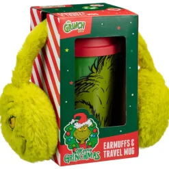 Set mug et cache oreille grinch