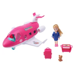 Set poupee 14cm et son avion