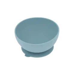 Set repas silicone silicone bleu