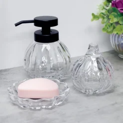 Set x3 accessoires salle de bain