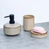 Set x3 accessoires sdb ceramique
