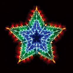 Silhouette etoile led