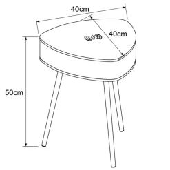 Table chargeur induction