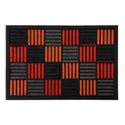 Tapis caroll 40x60cm orange