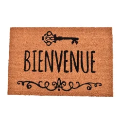 Tapis imprime bienvenue 40x60cm