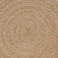 Tapis jute d90cm naturel