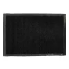 Tapis lisa noir