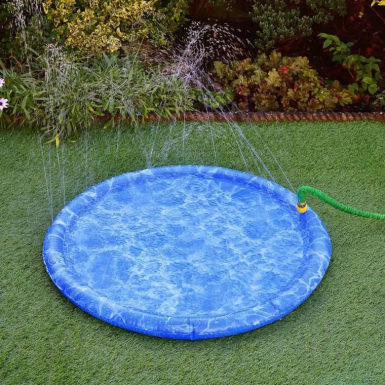 Tapis rafraichissant jets d'eau