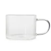 Tasse en verre strie