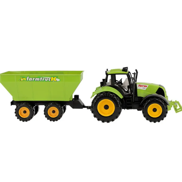 Tracteur avec remorque