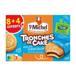 Tronche de cake 8+4 offets 360g