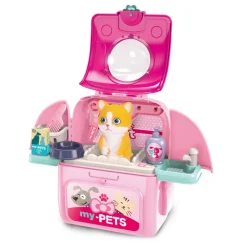 Valise veterinaire avec animal