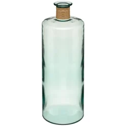 Vase bouteille raphia h75cm