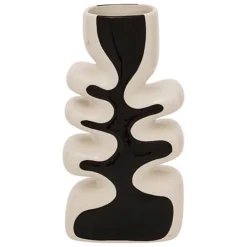 Vase vague noir et blanc