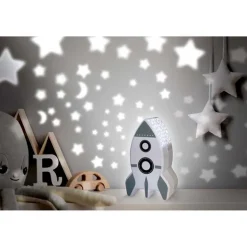 Veilleuse fusee projection mural