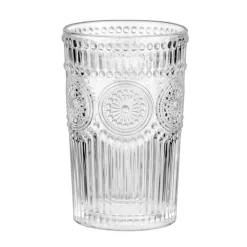 Verre haut transp embosse