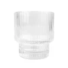 Verre strie transparent 31cl x4