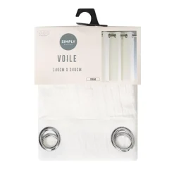 Voile 140x240cm creme