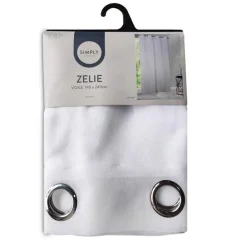 Voile zelie 140x240cm blanc